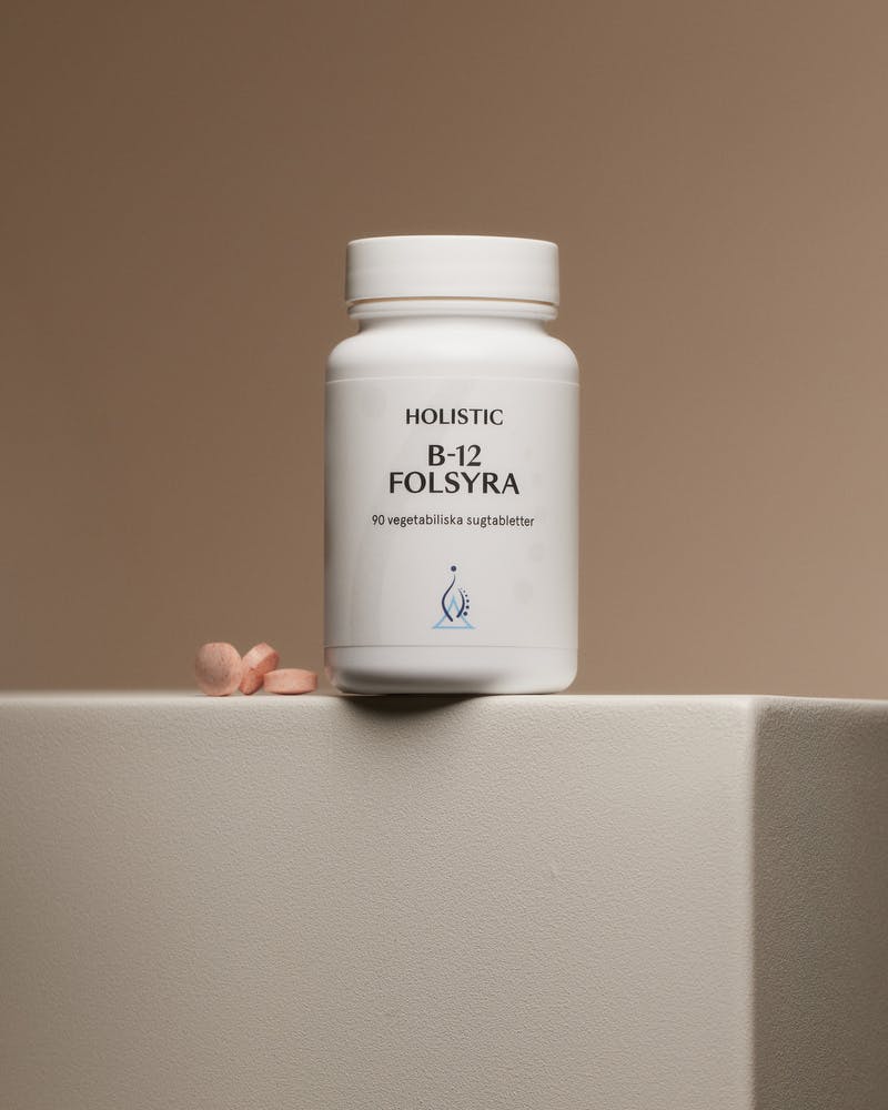 Holistic B12 Folsyra, 90 tabletter