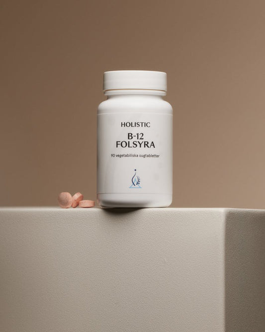 Holistic B12 Folsyra, 90 tabletter