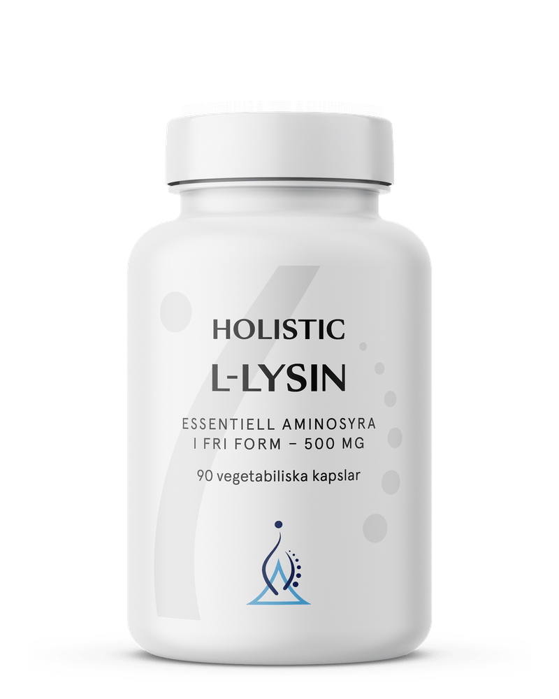 Holistic L-lysin 500 mg, 90 kapslar
