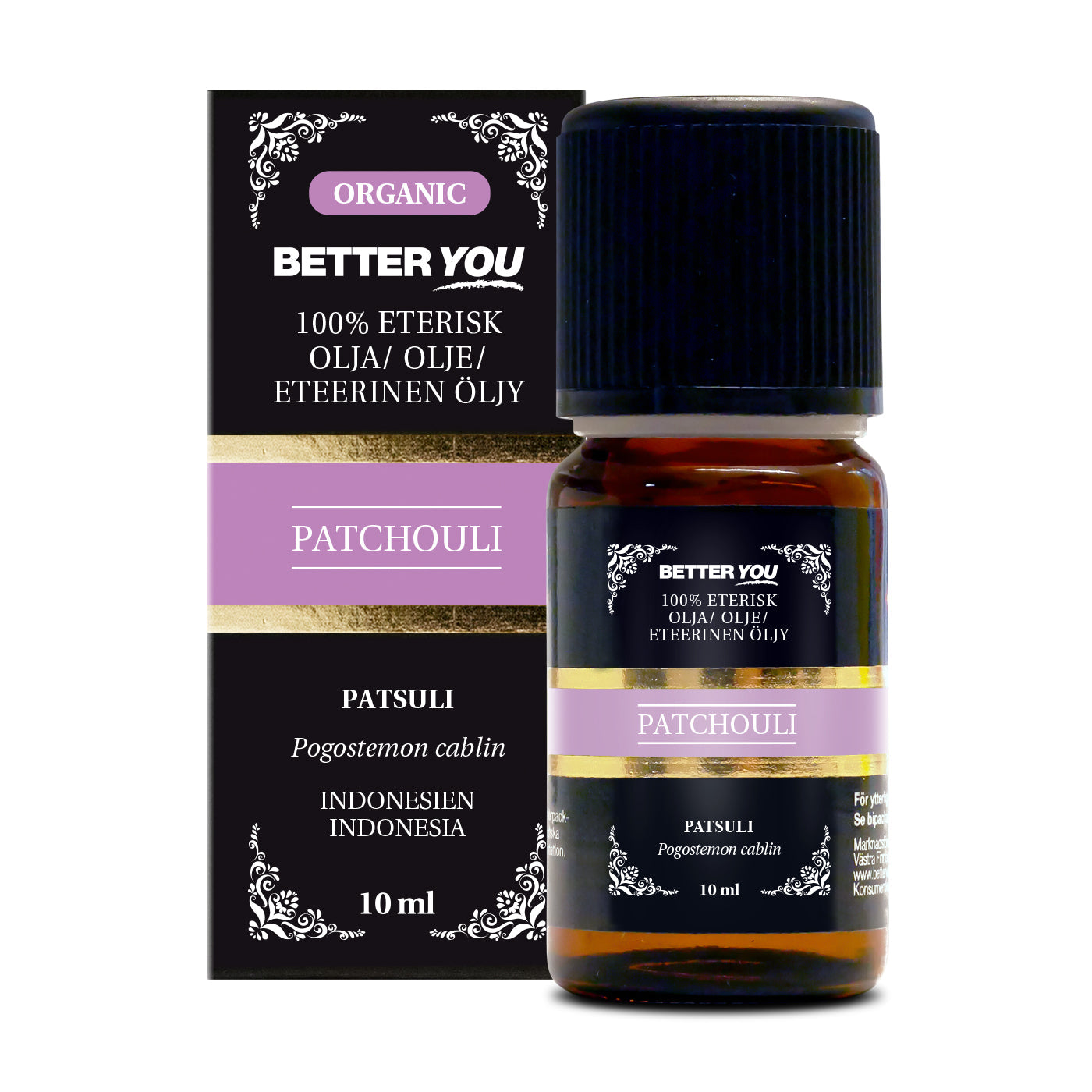 BetterYou Patchouliolja EKO Eterisk - 10 ml