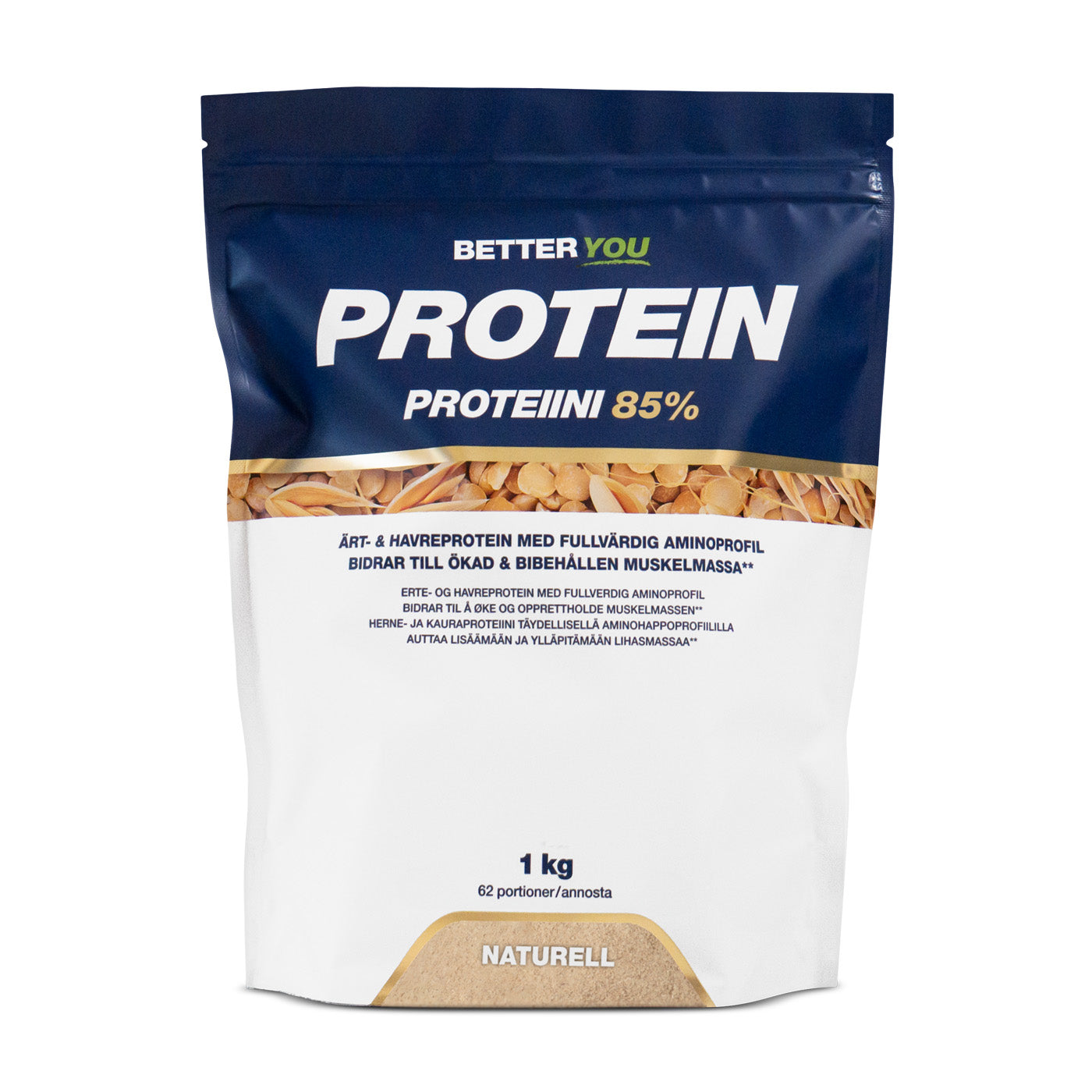 BetterYou Ärt- och havreprotein 1 kg - Naturell