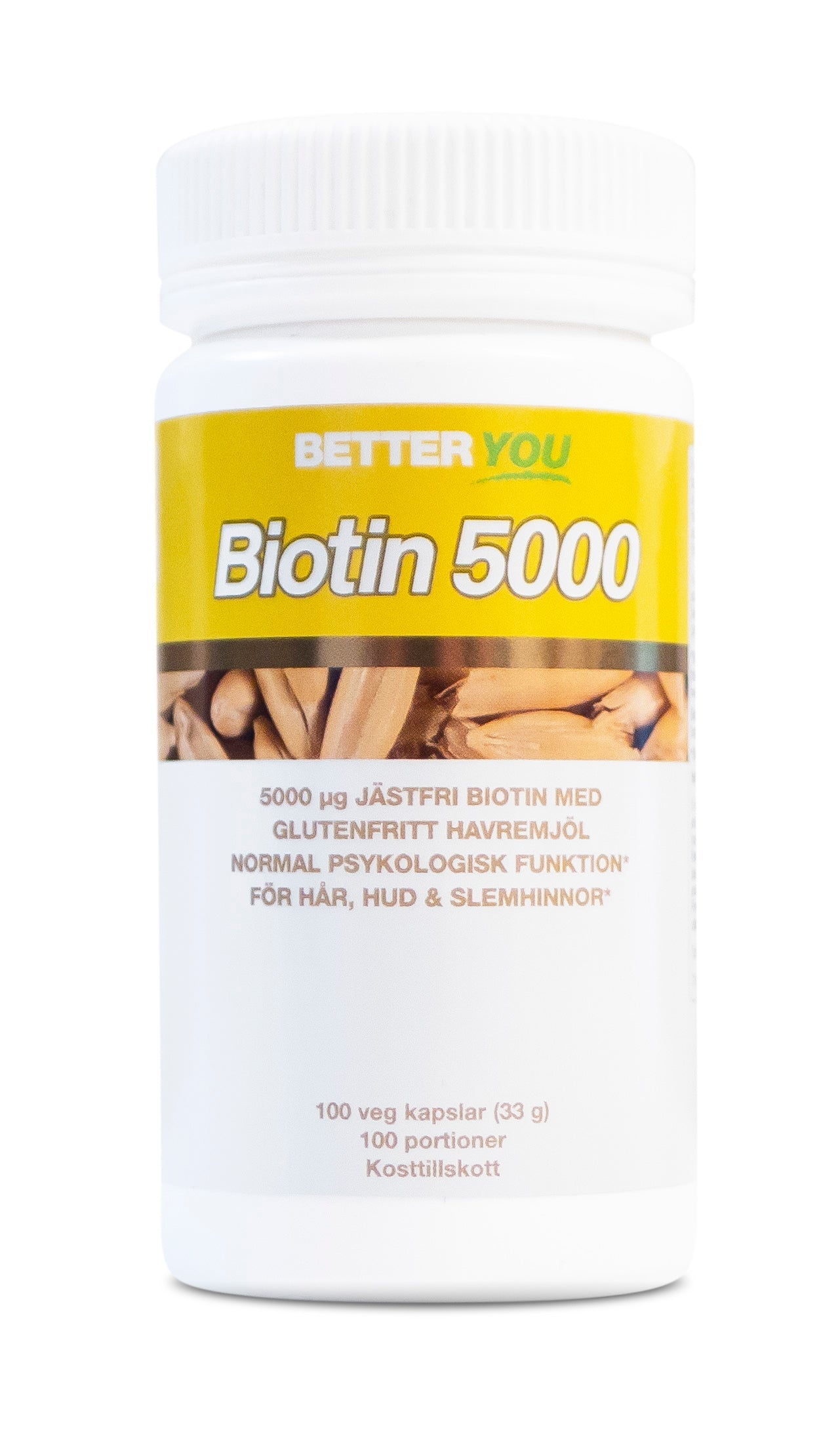BetterYou Biotin 5000 - 100 kaps