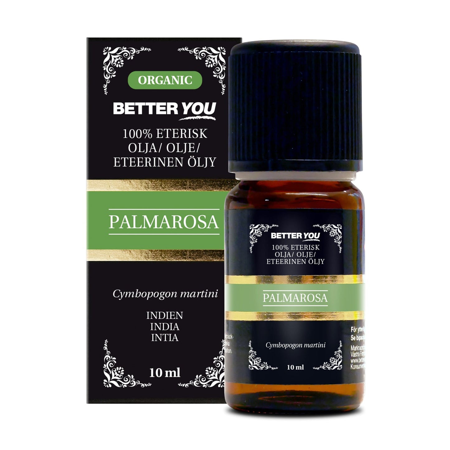 BetterYou Palmarosaolja EKO Eterisk - 10 ml