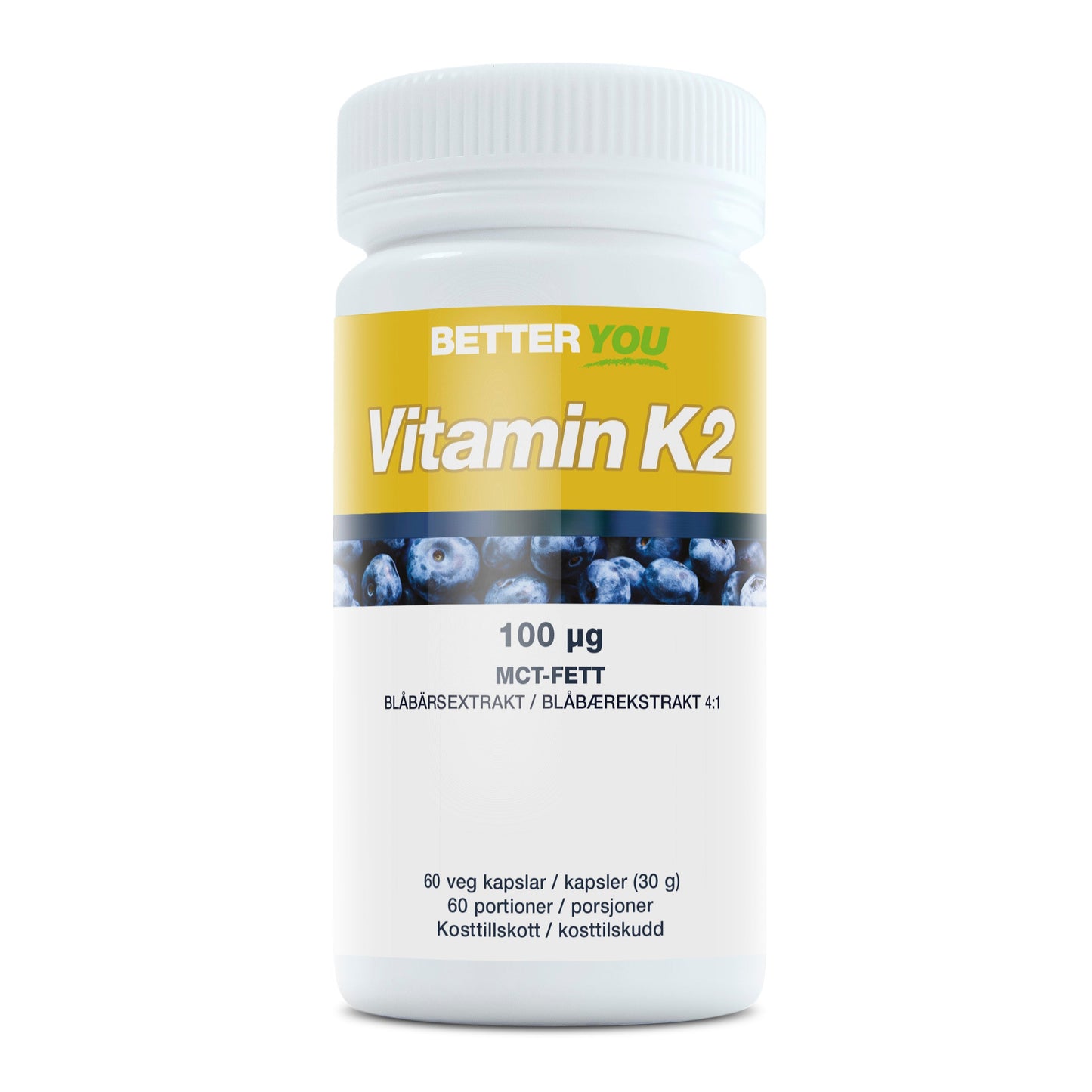 BetterYou Vitamin K2 100 µg - 90 kaps