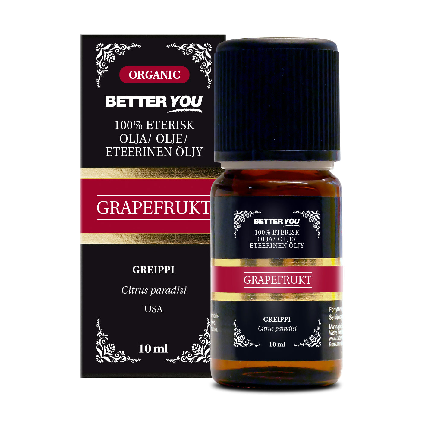 BetterYou Grapefruktolja EKO Eterisk - 10 ml