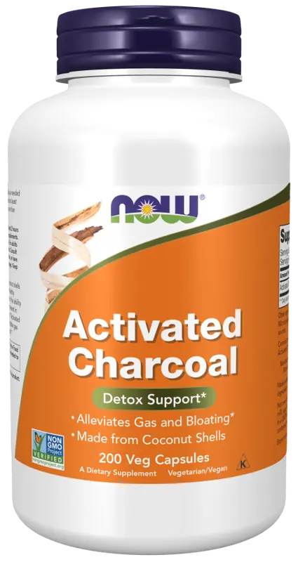 Now Foods Activated Charcoal 200 vcaps