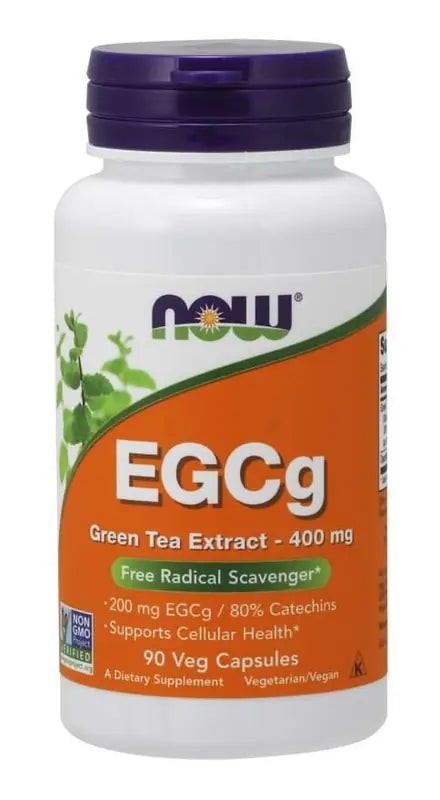 Now Foods EGCg Grönt te-extrakt 400 mg 90 vegkapslar