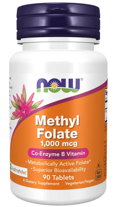 Now Foods Methyl Folate 1000 mcg 90 tabs