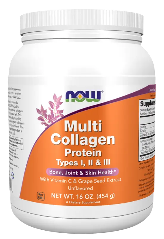 Now Foods Multi Collagen Powder 16 oz 454g