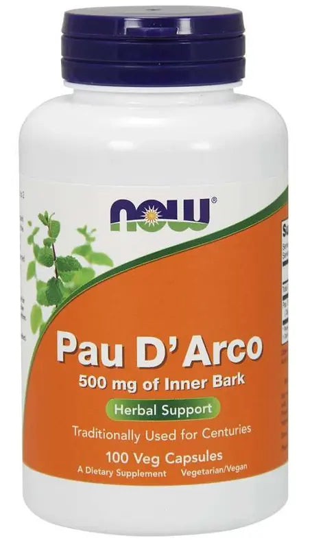 Now Foods Pau D'Arco 500 mg 250 vegkapslar