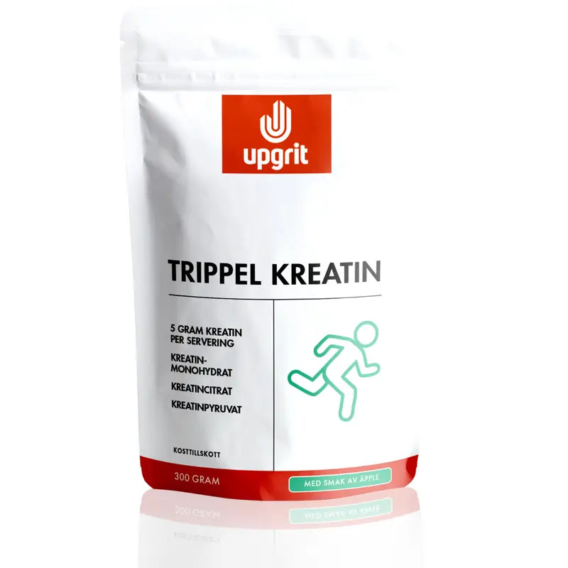Upgrit Trippel Kreatin Äpple 300 gram