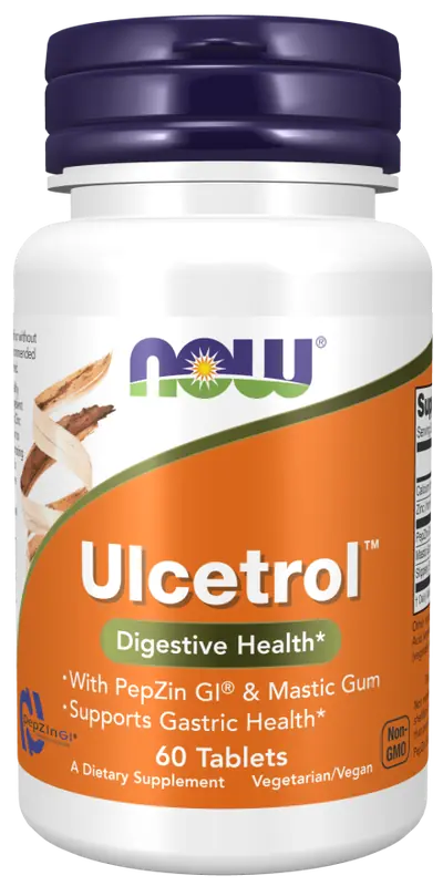Now Foods Ulcetrol™ With Pepzin 60 Tablets