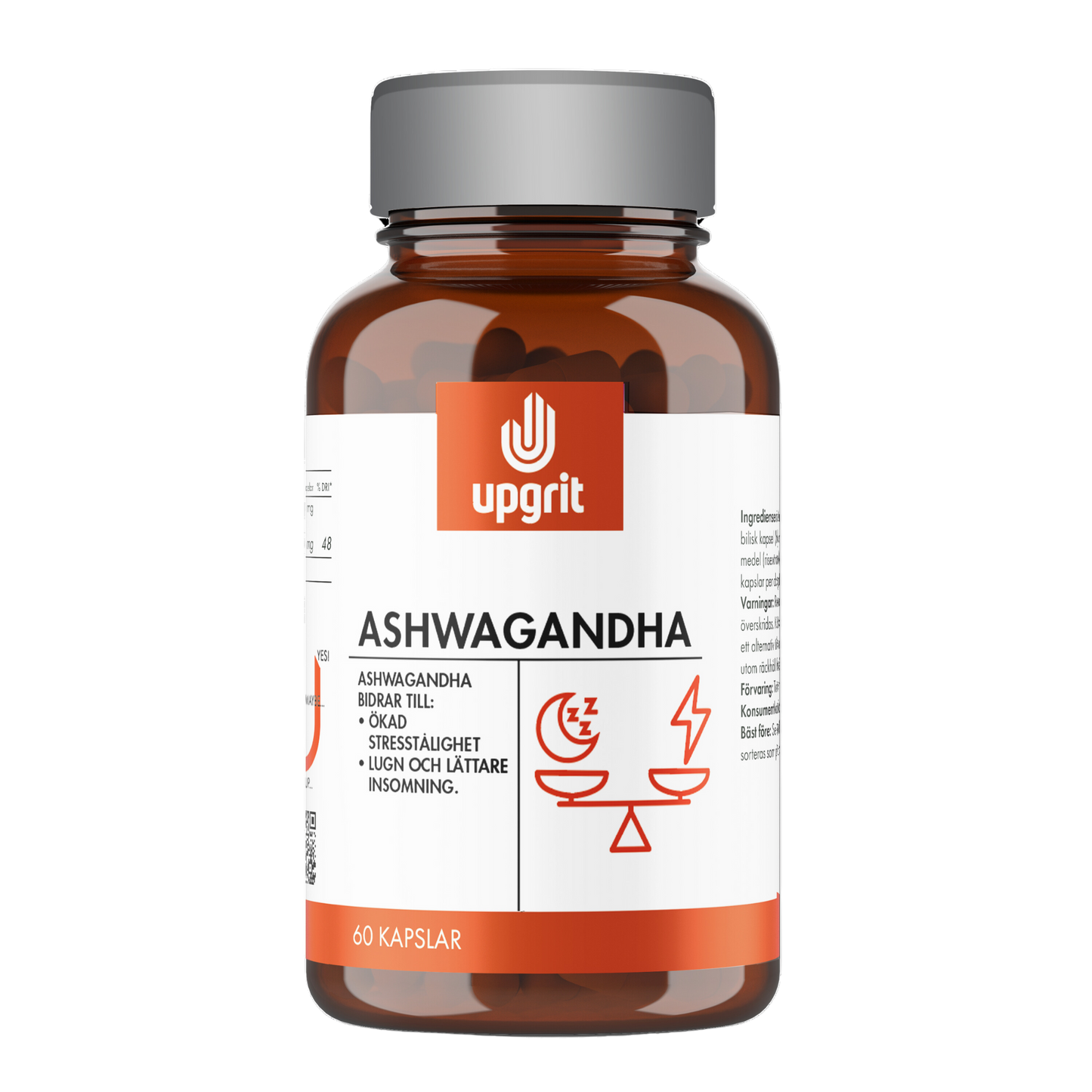 Upgrit Ashwagandha 60 kapslar