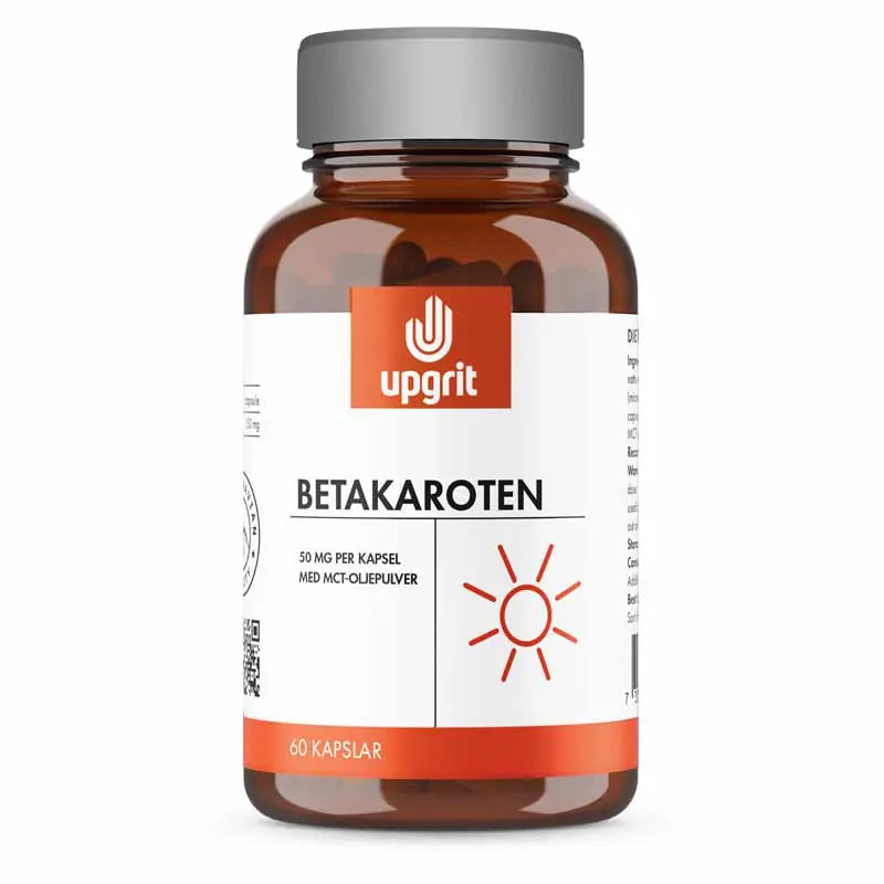 Upgrit Betakaroten 50 mg 60 kapslar