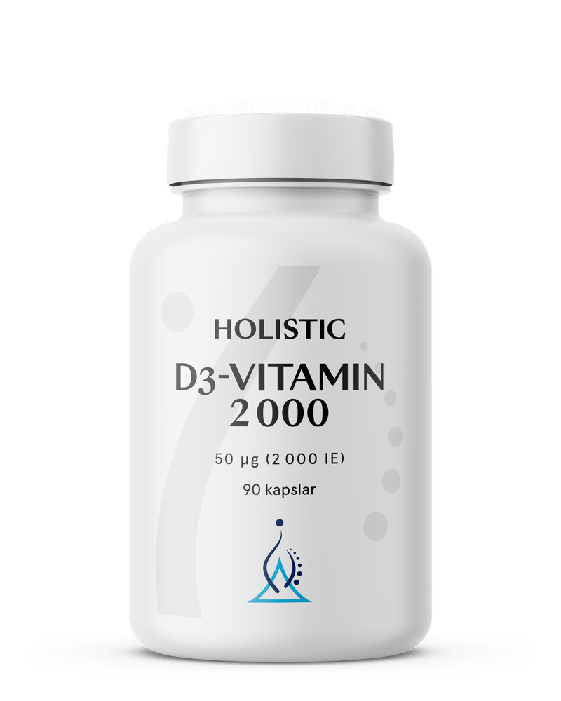 Holistic D3-vitamin 2000, 90 kapslar