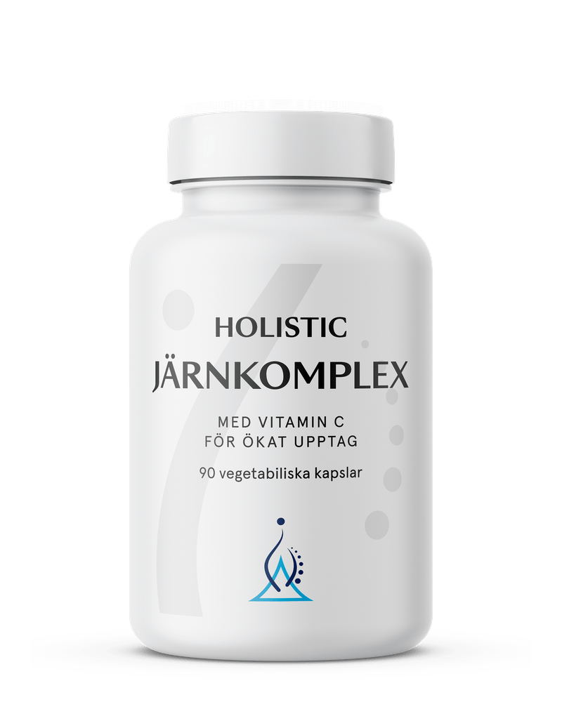 Holistic Järnkomplex 25 mg, 90 kapslar