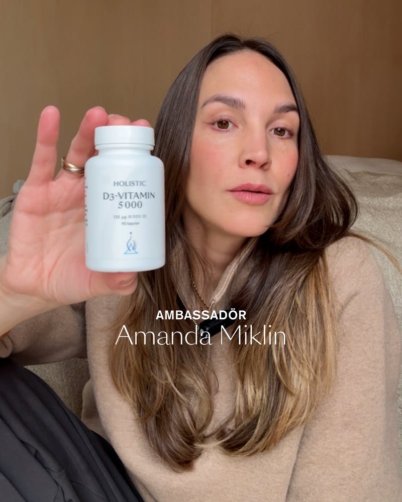 Holistic D3-vitamin 5000, 90 kapslar
