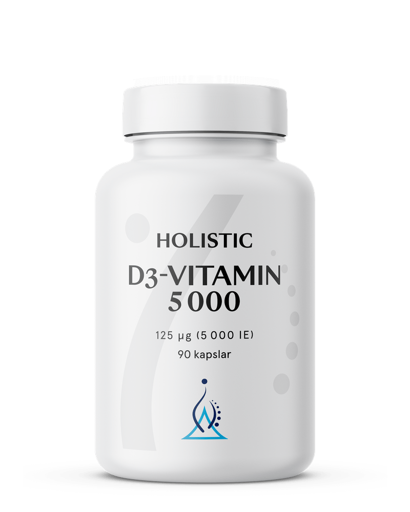Holistic D3-vitamin 5000, 90 kapslar