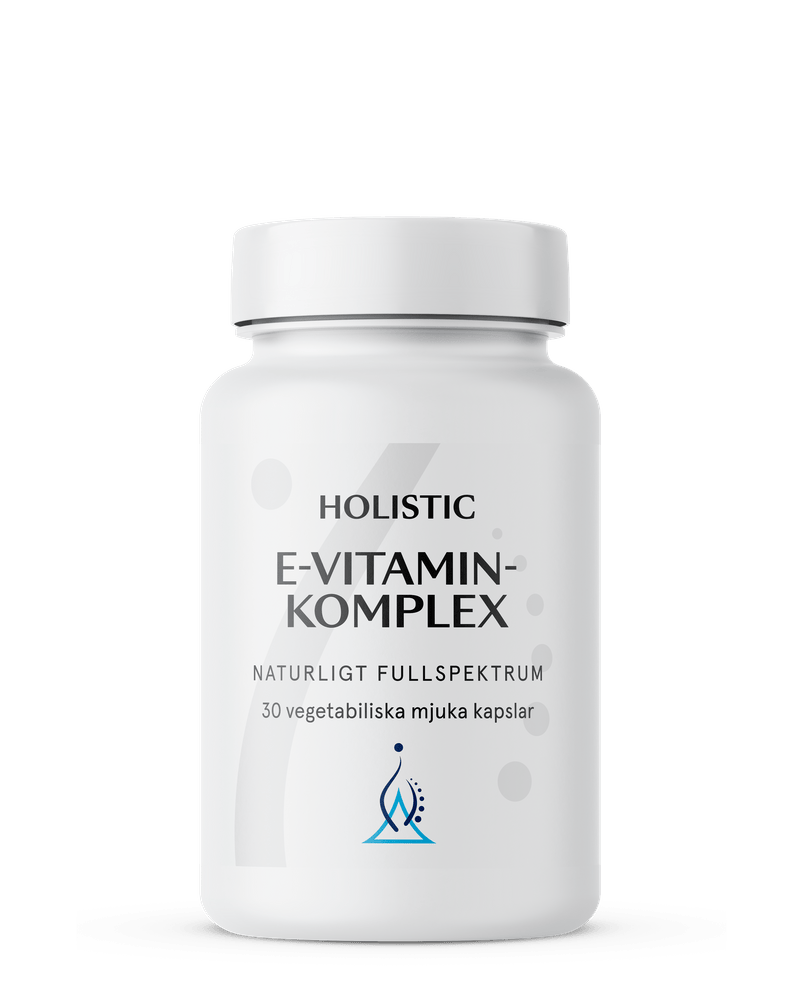 Holistic E-vitaminkomplex, 30 kapslar