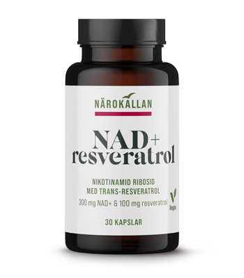Närokällan NAD+ Resveratrol 30 kapslar