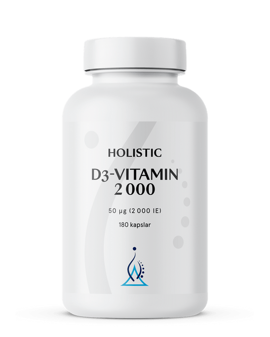Holistic D3-vitamin 2000, 180 kapslar