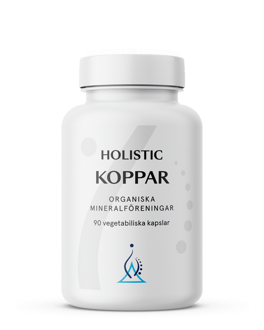 Holistic Koppar 2 mg, 90 kapslar