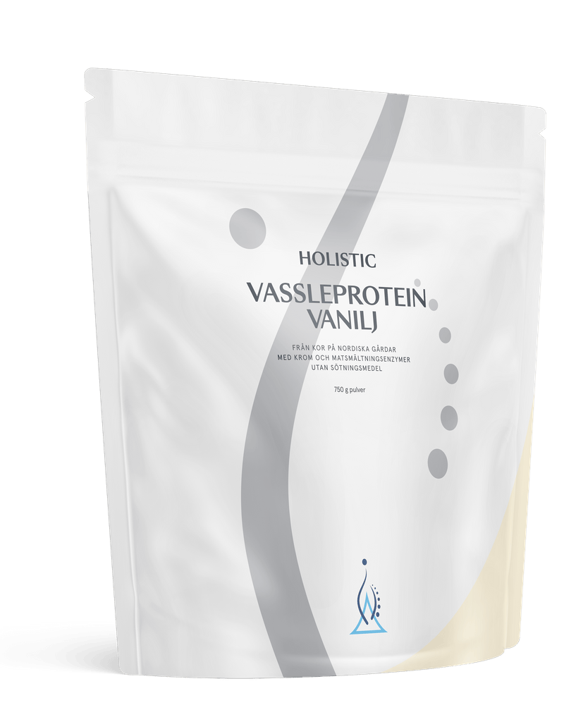 Holistic Vassleprotein vanilj, 750 g