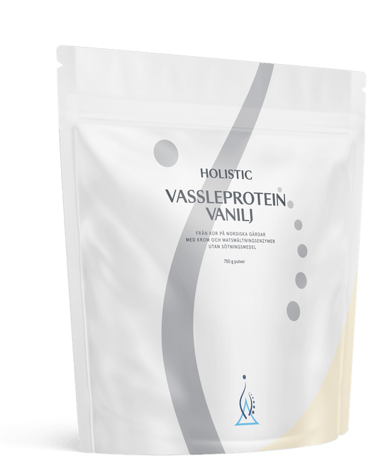Holistic Vassleprotein vanilj, 750 g