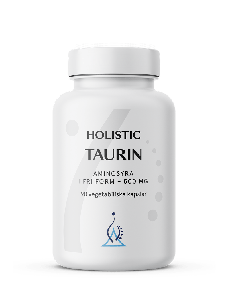 Holistic Taurin 500 mg, 90 kapslar