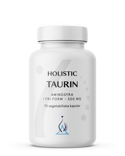 Holistic Taurin 500 mg, 90 kapslar