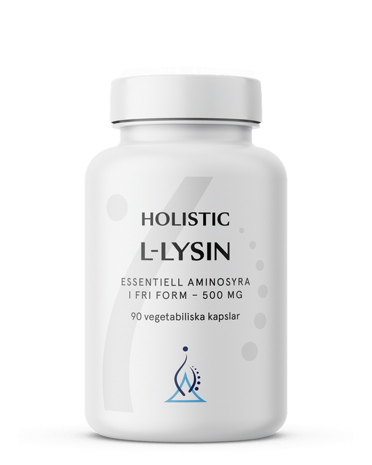 Holistic L-lysin 500 mg, 90 kapslar