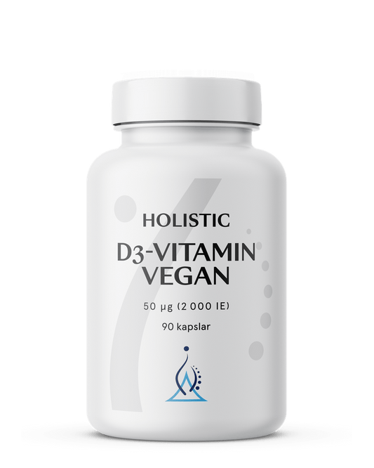 Holistic D3-vitamin vegan 2000, 90 kapslar