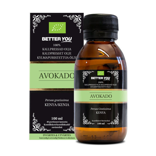 BetterYou Avokadoolja EKO Kallpressad - 100 ml