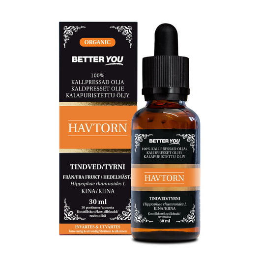 BetterYou Havtornsfruktolja Kallpressad - 30 ml