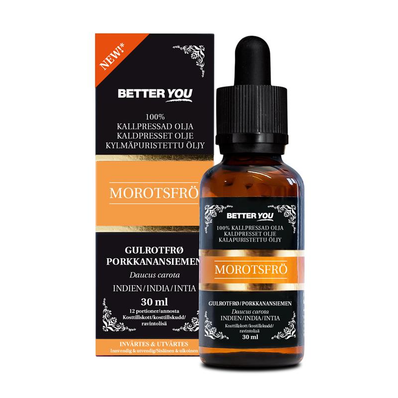 BetterYou Morotsfröolja Kallpressad - 30 ml