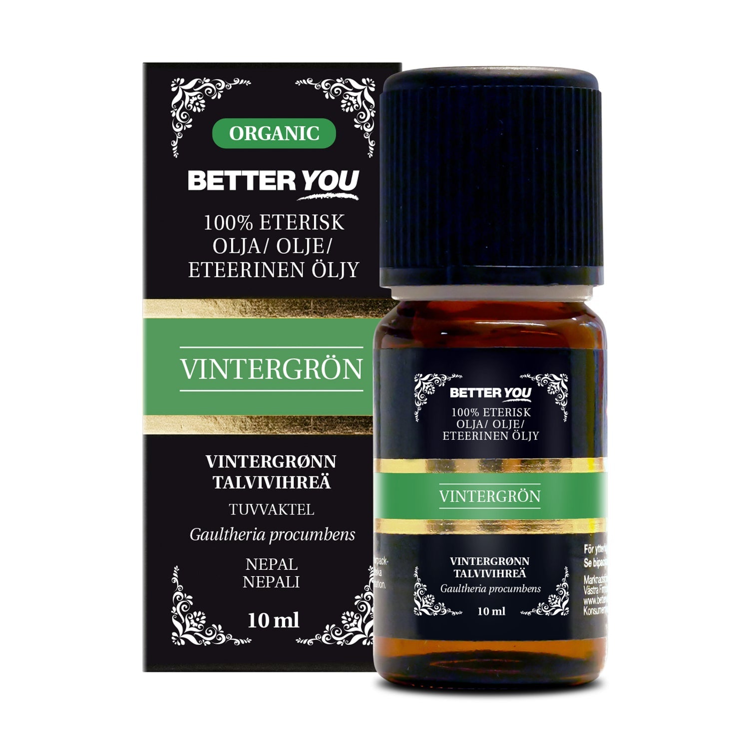 BetterYou Vintergrönolja EKO Eterisk - 10 ml