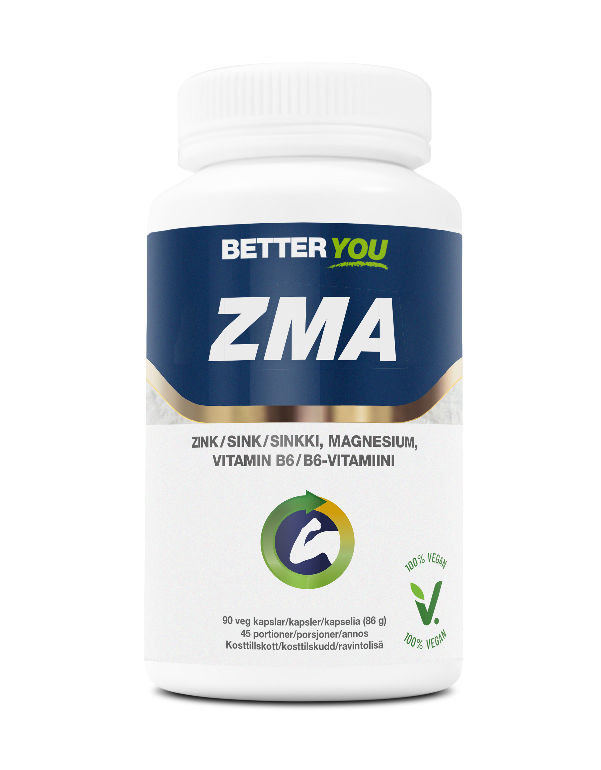 BetterYou ZMA - 90 kaps