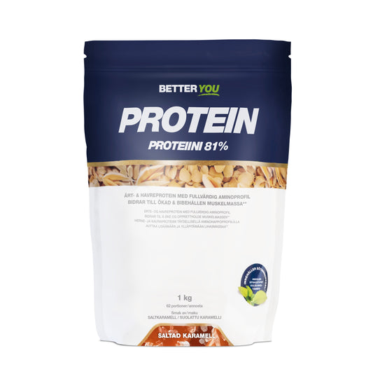BetterYou Ärt- och havreprotein 1 kg - Salted Caramel
