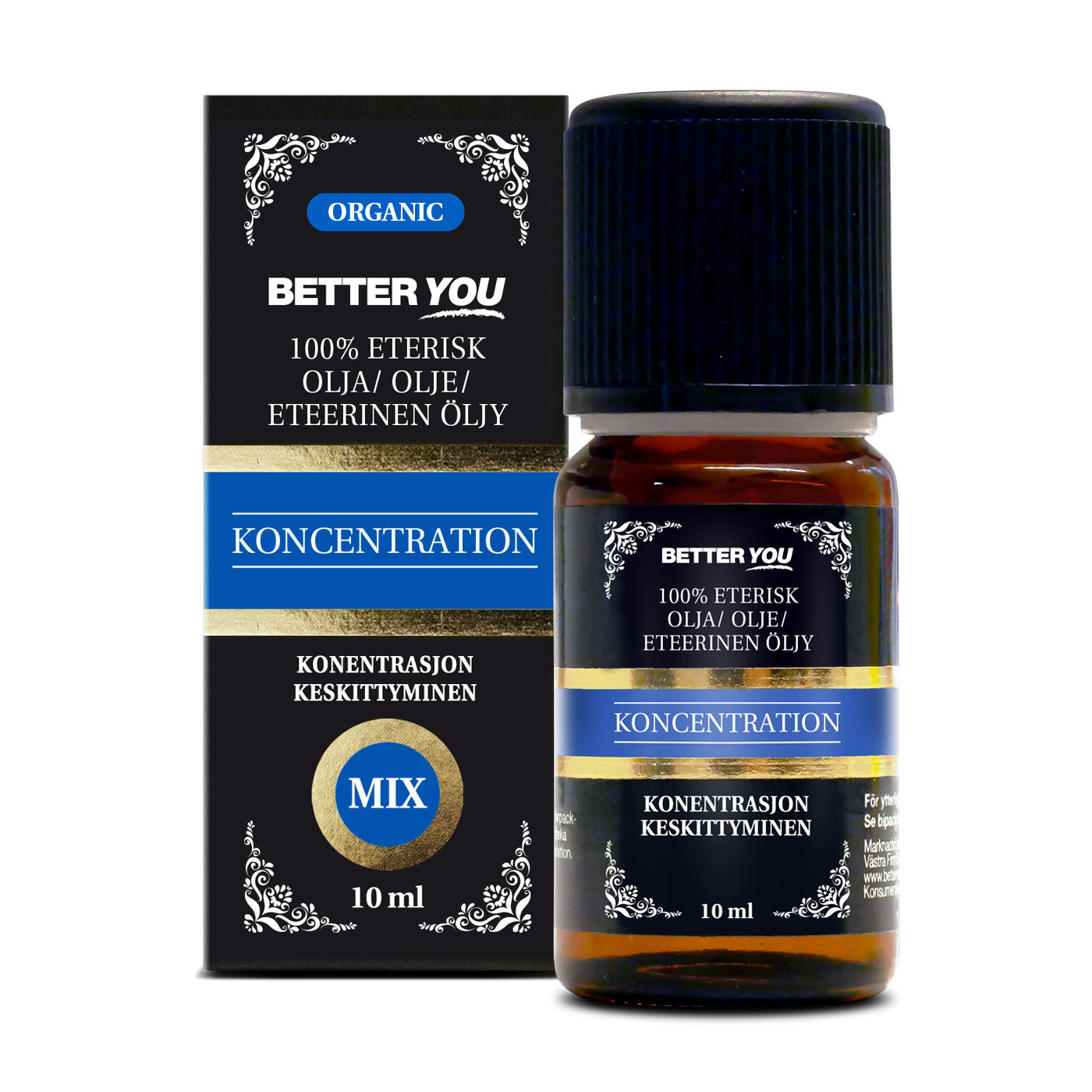 BetterYou Koncentrationsolja EKO Eterisk - 10 ml