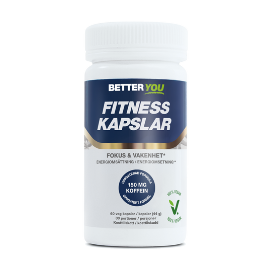 BetterYou Fitness Kapslar med koffein - 60 kaps