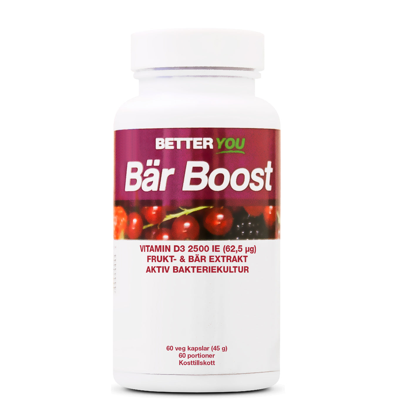 BetterYou Bär Boost Kapslar - 60 kaps