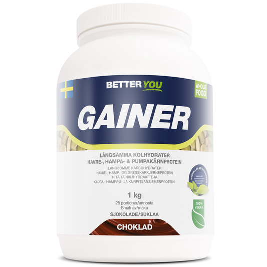 BetterYou Whole Food Gainer 1 kg - Choklad