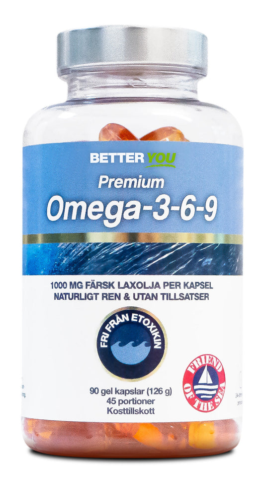 BetterYou Premium Omega-3-6-9 - 90 kaps