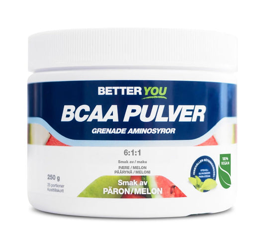 BetterYou Naturligt BCAA Pulver 250 g - Päron/Melon