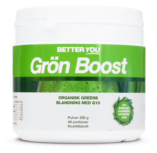 BetterYou Grön Boost Pulver 200 g - Naturell
