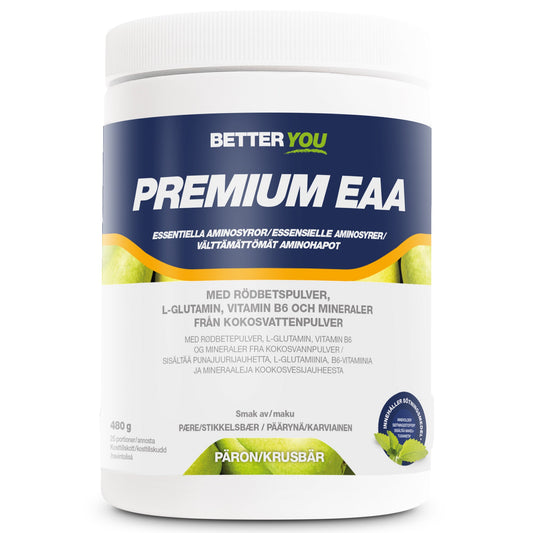 BetterYou Premium EAA 480 g - Päron/Krusbär