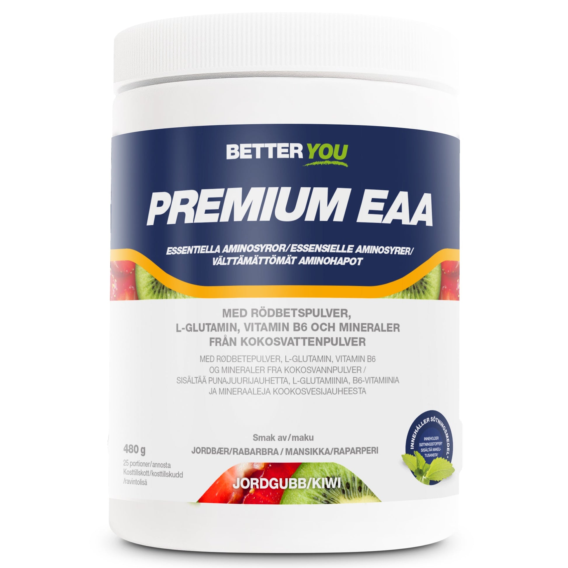 BetterYou Premium EAA 480 g - Jordgubb/Kiwi