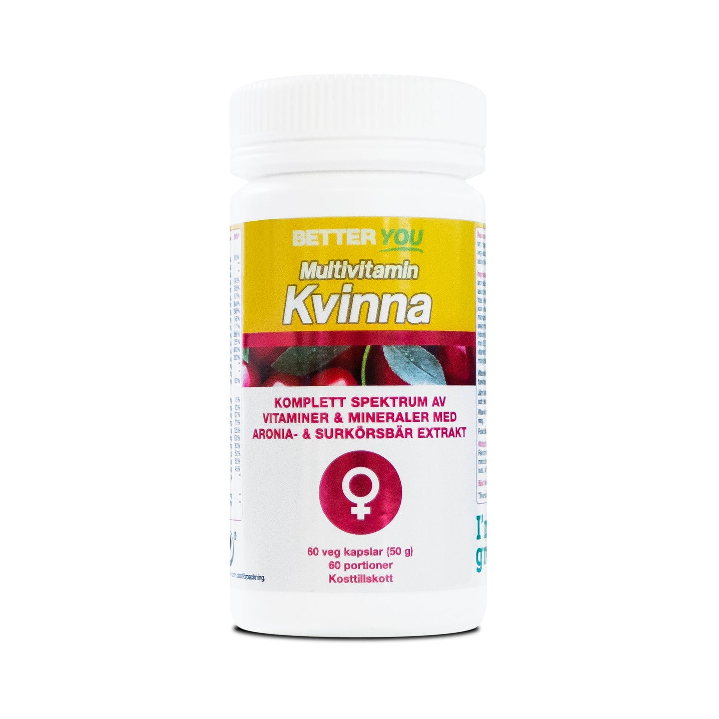 BetterYou Multivitamin Kvinna - 60 kaps