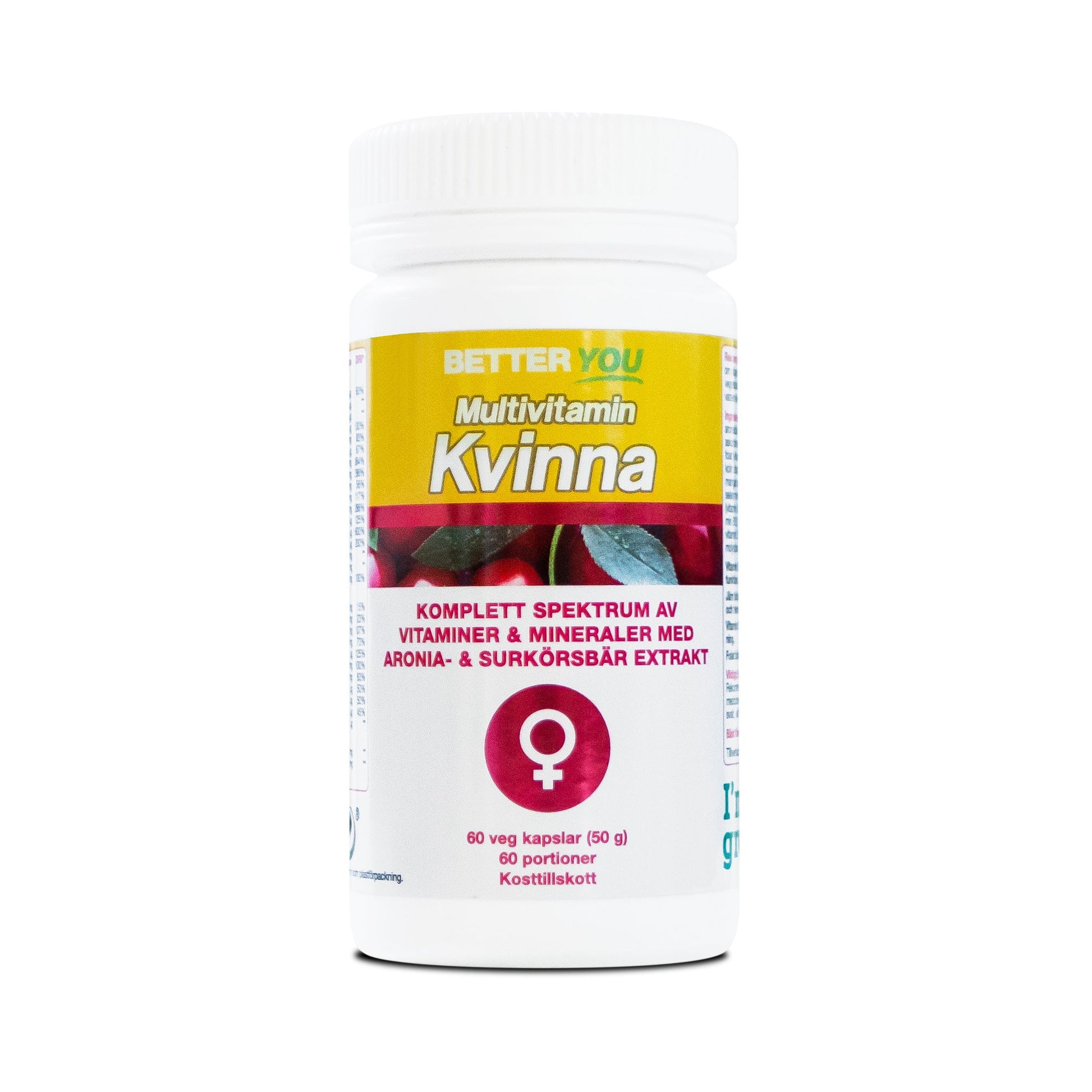 BetterYou Multivitamin Kvinna - 60 kaps