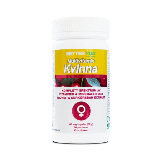 BetterYou Multivitamin Kvinna - 60 kaps